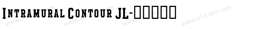 Intramural Contour JL字体转换